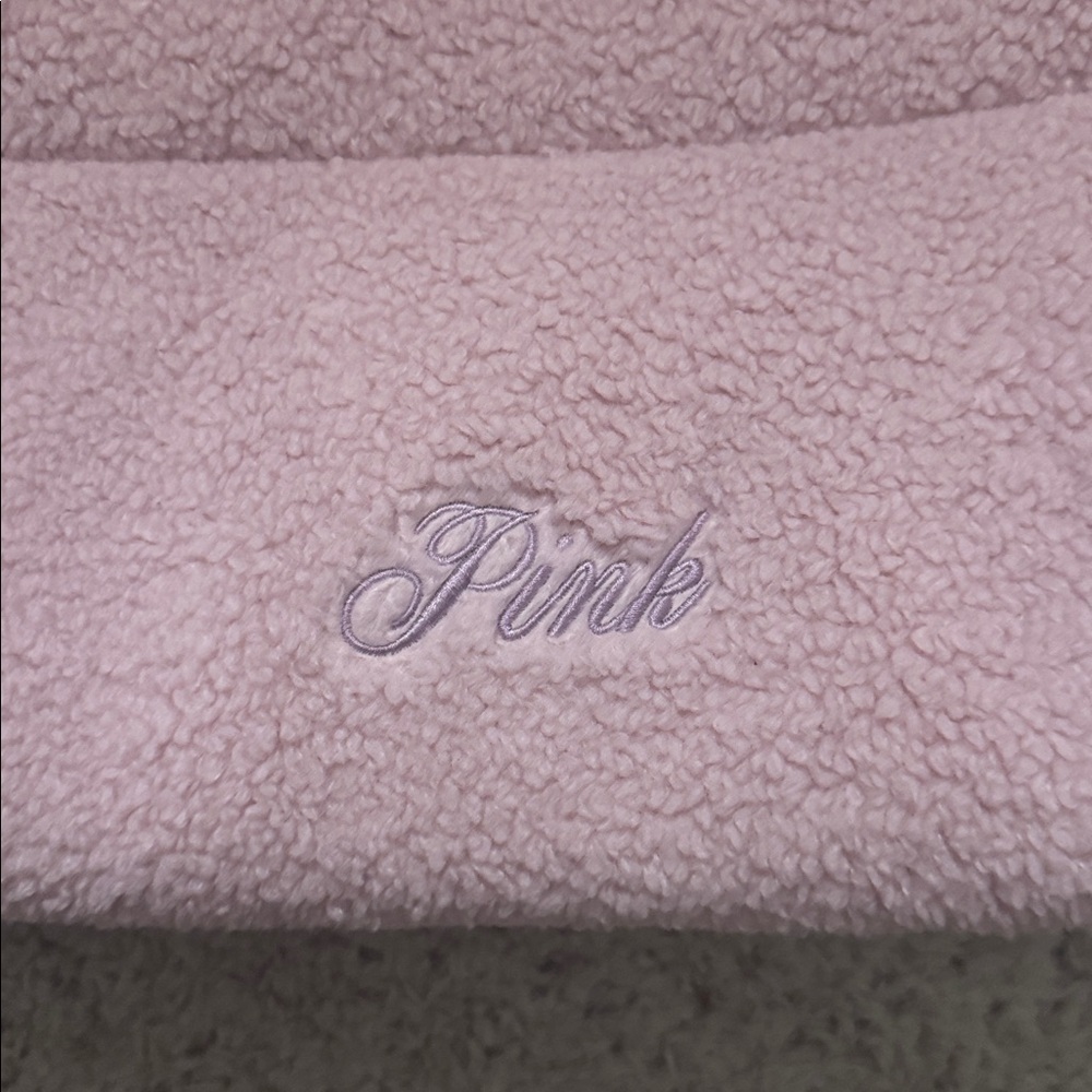 NWT VS PINK SHERPA TOTE BAG - Picture 2 of 3